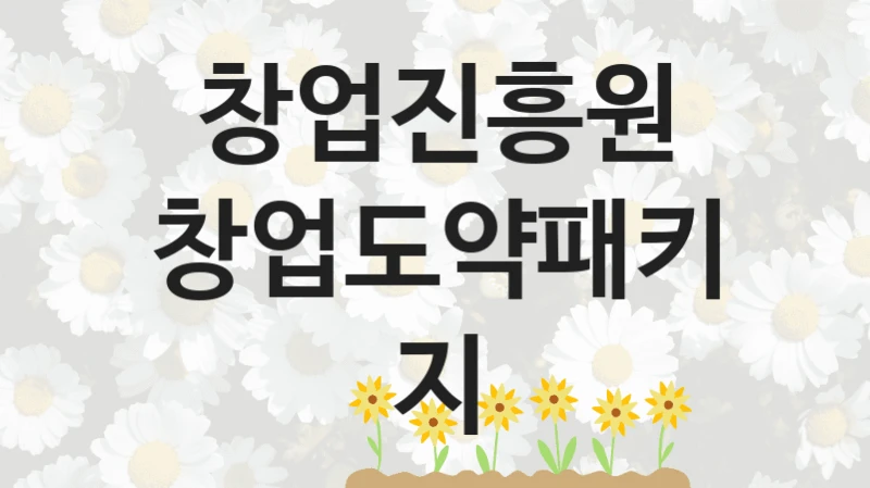 창업진흥원
창업도약패키지